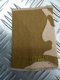 Desert Camo Fusiliers Rank Slides Genuine British Army