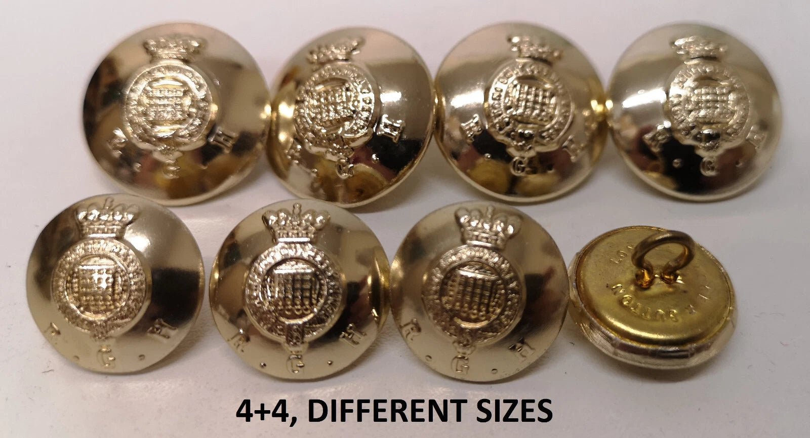 FAD No2 Button Set British Army for Service Dress Jackets and Old Pattern Tunics Assorted