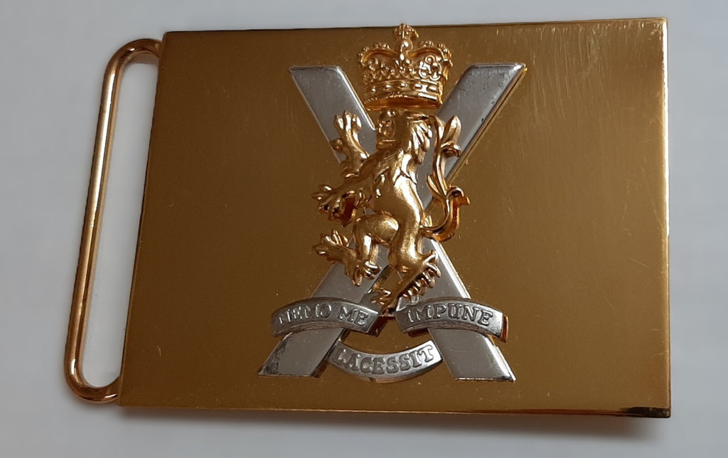 Royal Regiment of Scotland RRS Parade Belt Buckle with Full Lion Insignia Army Issue 57mm