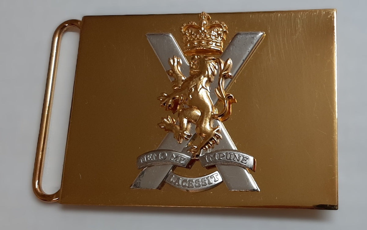 Royal Regiment of Scotland RRS Parade Belt Buckle with Full Lion Insignia Army Issue 57mm