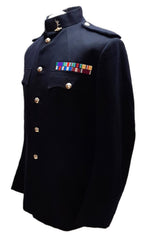 British Army Royal Signals No1 Dress Jacket Blues Staff Sergeant Chevrons & Collar Badges 182/112cm
