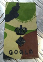 Woodland DPM Camo Queen's Own Gurkha Logistic Regiment QOGLR Rank Slides