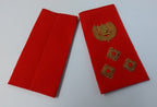 Botswana Defence Force BDF Brigadier Rank Shoulder Slides Gold Raised Insignia Epaulettes 1 Pair