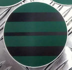 Rank Stickers for NBC CBRN Suit Various Ranks Black On Green - NEW