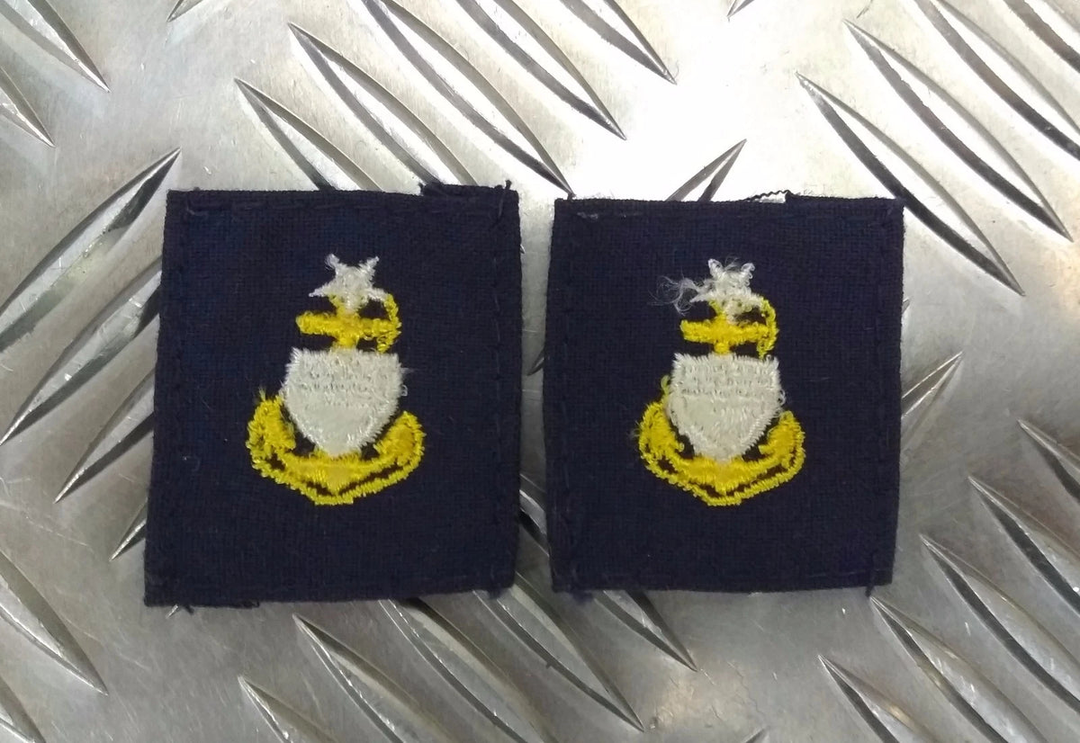 US NAVY NAVAL / Coastguard Style Collar Device Patches Assorted Insignia USN