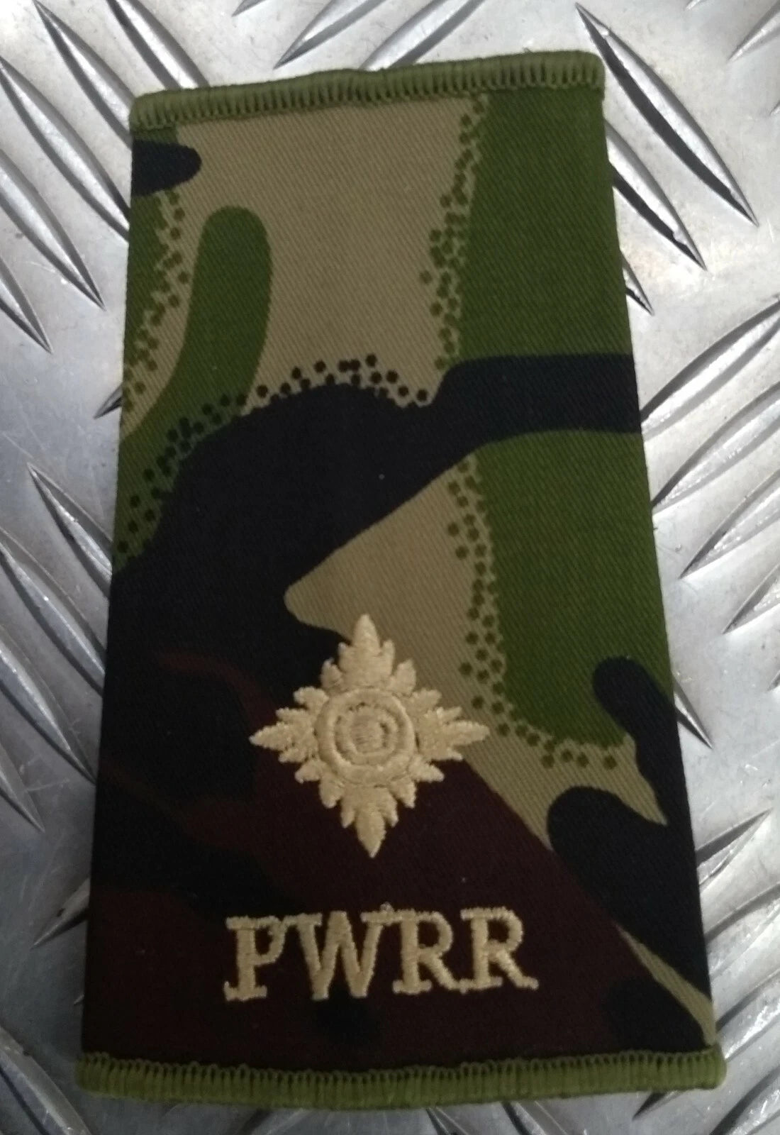 Genuine British Army PWRR Princess of Wales' Royal Regiment Rank Slide Assorted