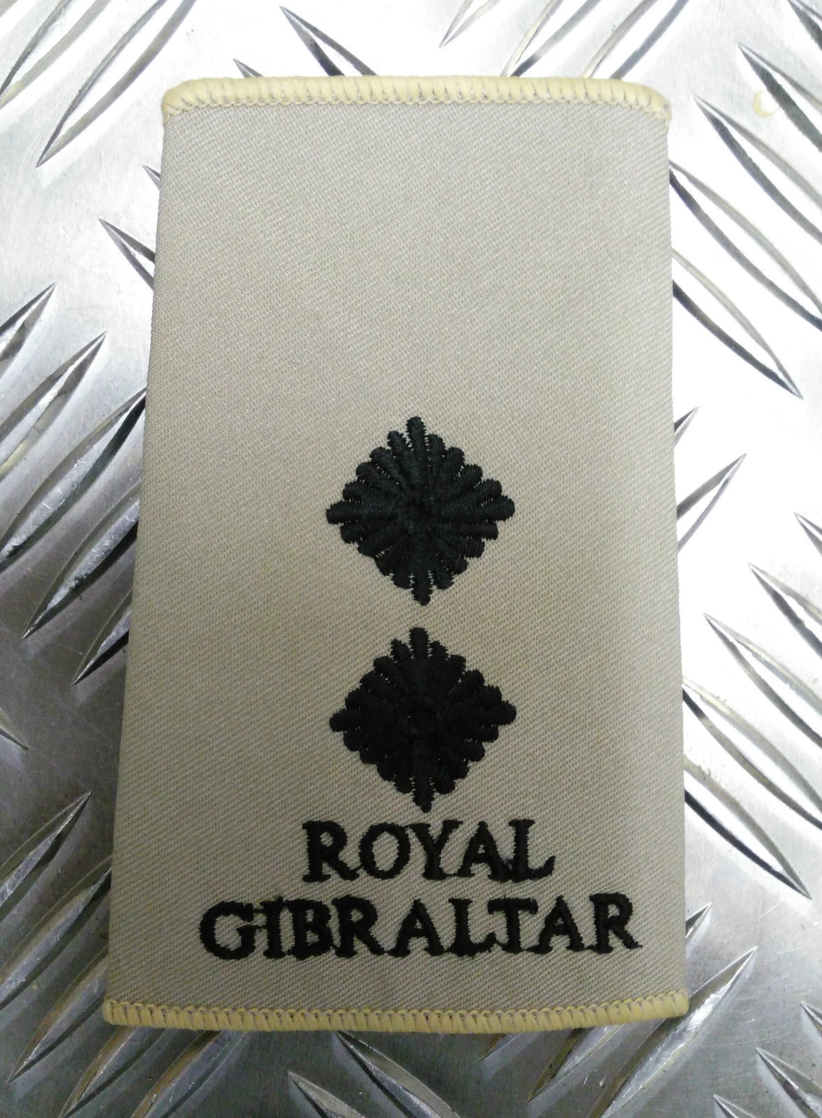 Genuine British Army Royal Gibraltar Regiment Rank Slide Various Colours Ranks