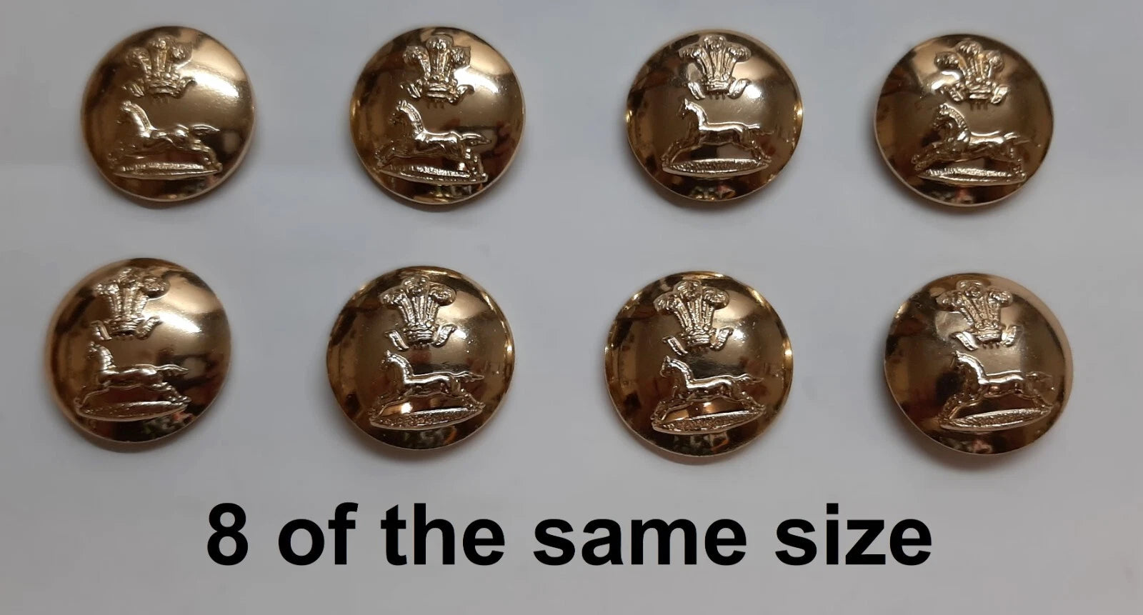FAD No2 Button Set British Army for Service Dress Jackets and Old Pattern Tunics Assorted