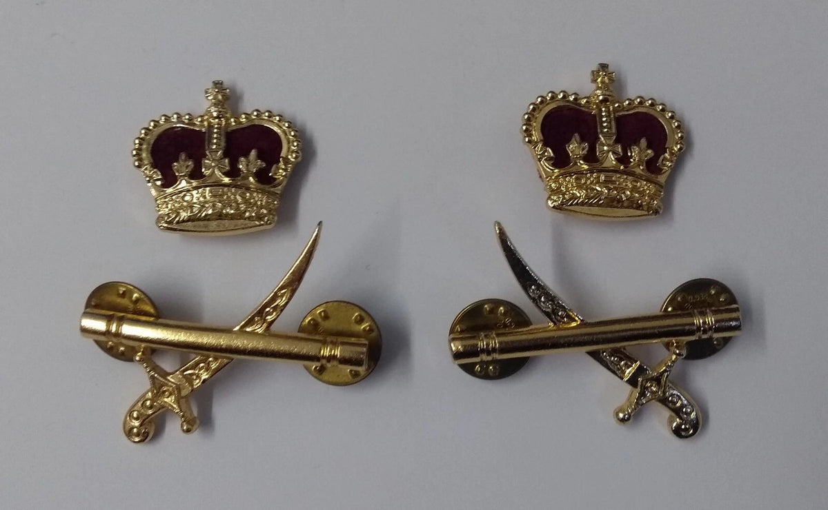 British Army No1 & No2 Officers Dress Assorted Pips & Crowns for Shoulder Epaulettes