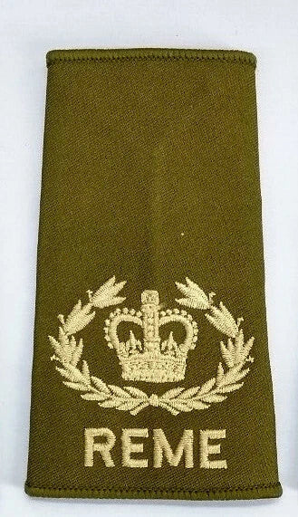 Royal Electrical & Mechanical Engineers REME Khaki Green Rank Slides