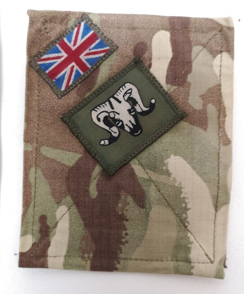 British Army TRF Patches on MTP Blanking Panels Various - Used