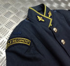 RAF Royal Air Force No9 Dress Tunic Band Style Ceremonial Blue Grey Jacket 37in Chest