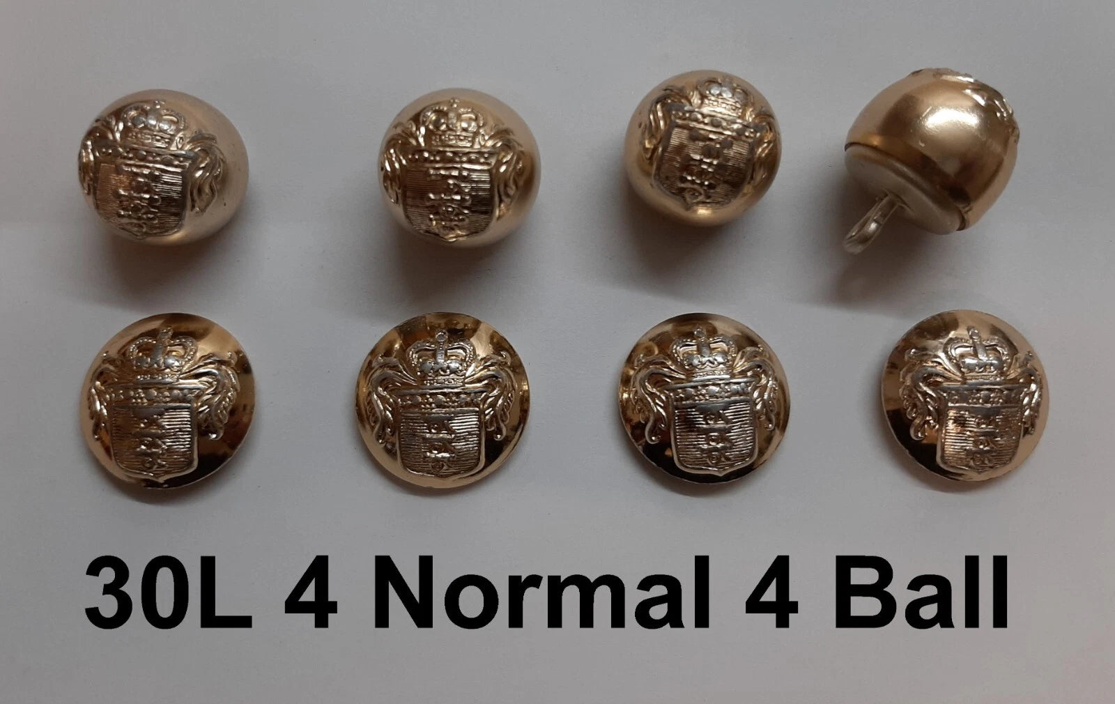 FAD No2 Button Set British Army for Service Dress Jackets and Old Pattern Tunics Assorted