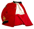 British Army Red Tunic Ceremonial Uniform Jacket Band of the Royal Corps of Signals Insignia 37in Chest