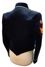 RLC Royal Logistic Corps Mess Dress Jacket Braided Crown Badge 3 Bar Chevron & Shoulder Cords Samuel Brothers 37in