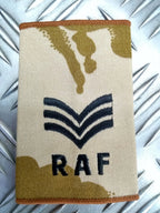 RAF Royal Air Force Slider Desert Camo Epaulettes Front Tab Slide Air Force