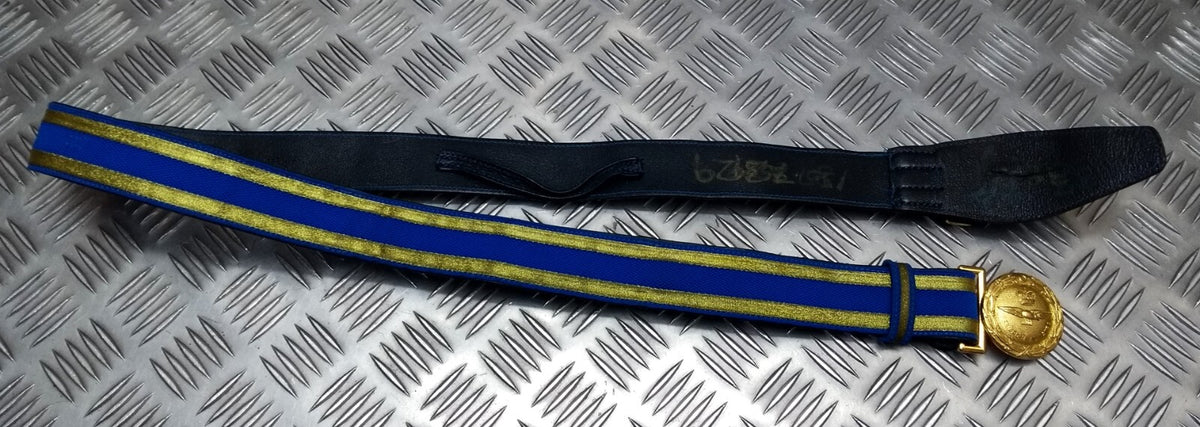 RAF Royal Air Force Officers Ceremonial Belt Per Ardua Ad Astra Buckle No Slings 28"-34" GST825