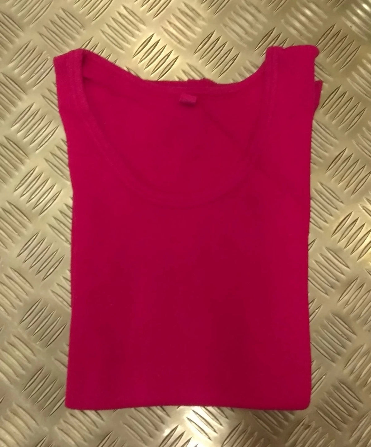 Genuine Issue Overdyed Ribbed Muscle Top "Cut Off Sleeves" Asst Colours
