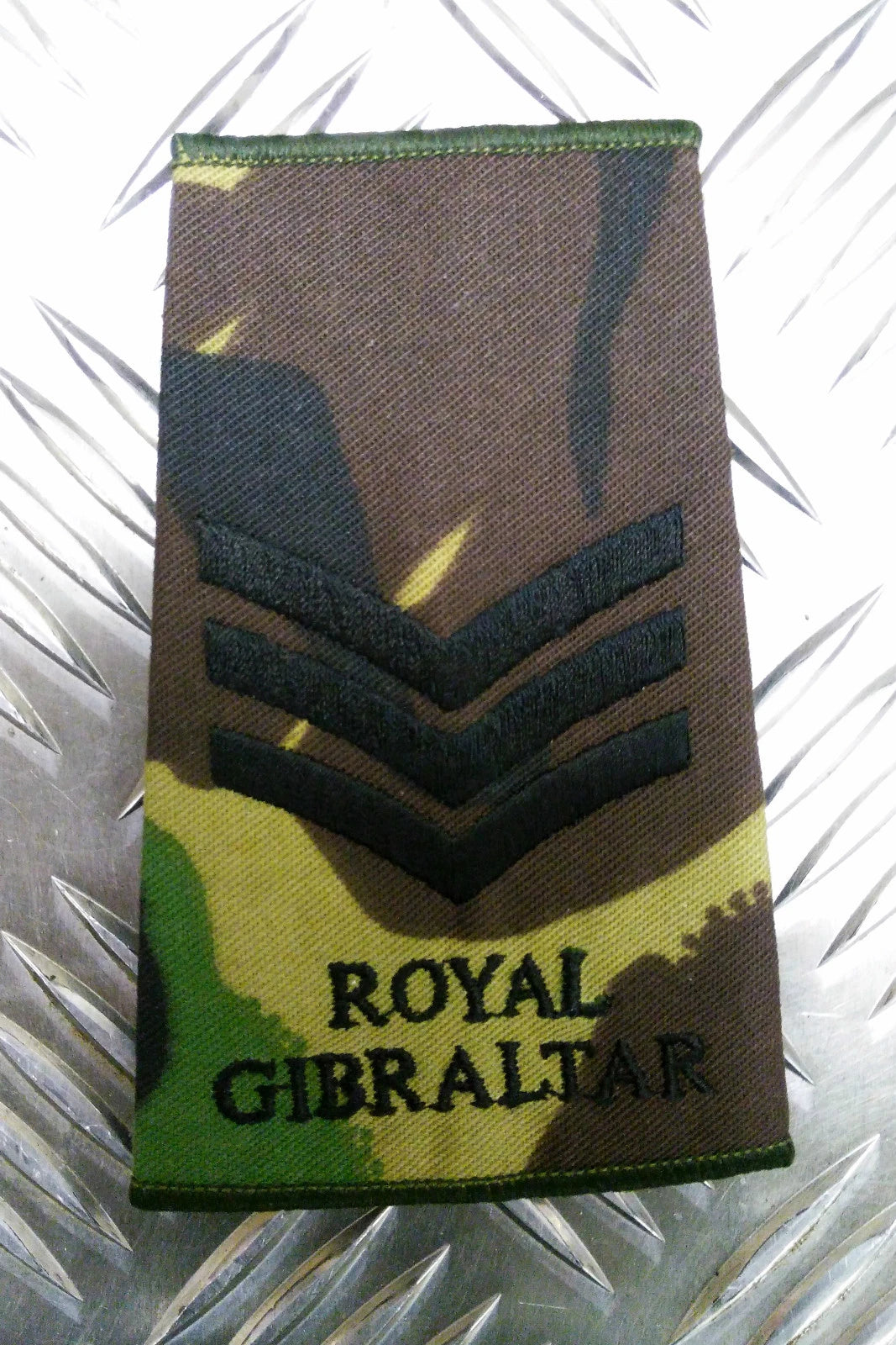 Genuine British Army Royal Gibraltar Regiment Rank Slide Various Colours Ranks