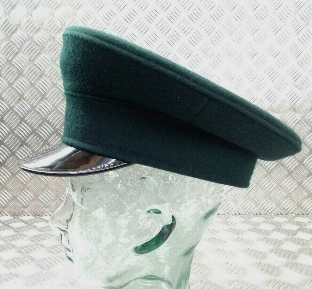 Trinidad & Tobago Officers Peaked Cap Dress Parade Hat Dark Green British Made 56cm - NEW