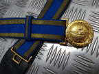 RAF Royal Air Force Officers Ceremonial Belt Per Ardua Ad Astra Buckle No Slings 30"-34"