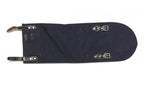 Vintage Swedish Navy Gaiters / Anklets Cotton Canvas / Leather Straps