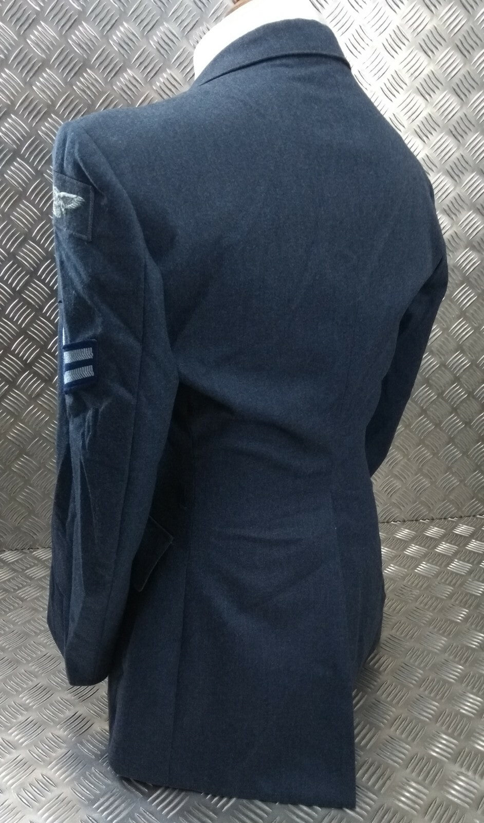 RAF Royal Air Force No1 Dress Jacket Tunic Blue Grey Full Buttons No Belt Mans 108cm Long