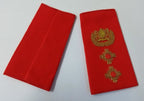 Botswana Defence Force BDF Colonel Rank Shoulder Slides Gold Raised Insignia Epaulettes 1 Pair