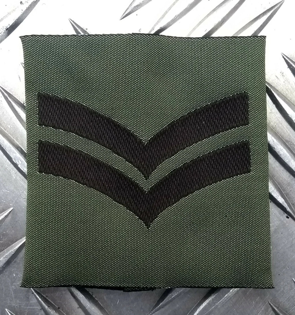 Genuine British Issue MTP Green Rank Slide Slider Assorted Ranks