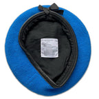 UN United Nations Blue Beret British Style Wool Beret Cap MoD Spec Size 56cm Grade 1