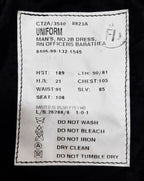 Royal Navy No2B Mess Dress Jacket Commander Rank Fully Buttoned Officers British Naval