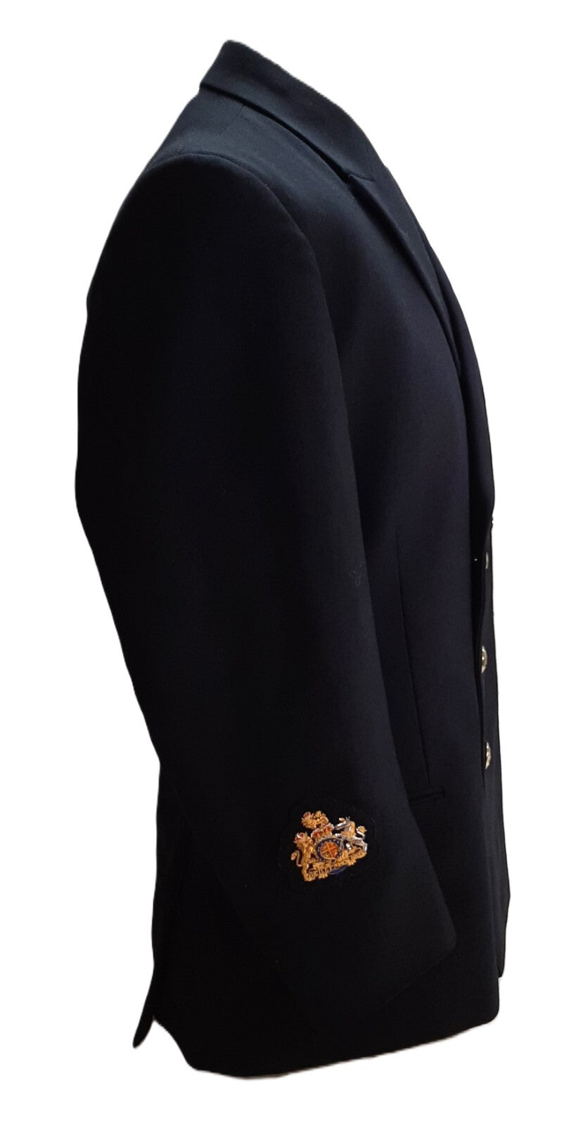 Royal Navy No1B Dress Jacket Warrant Officer Class 1 Badged Fully Buttoned British Naval Mans 120cm Regular