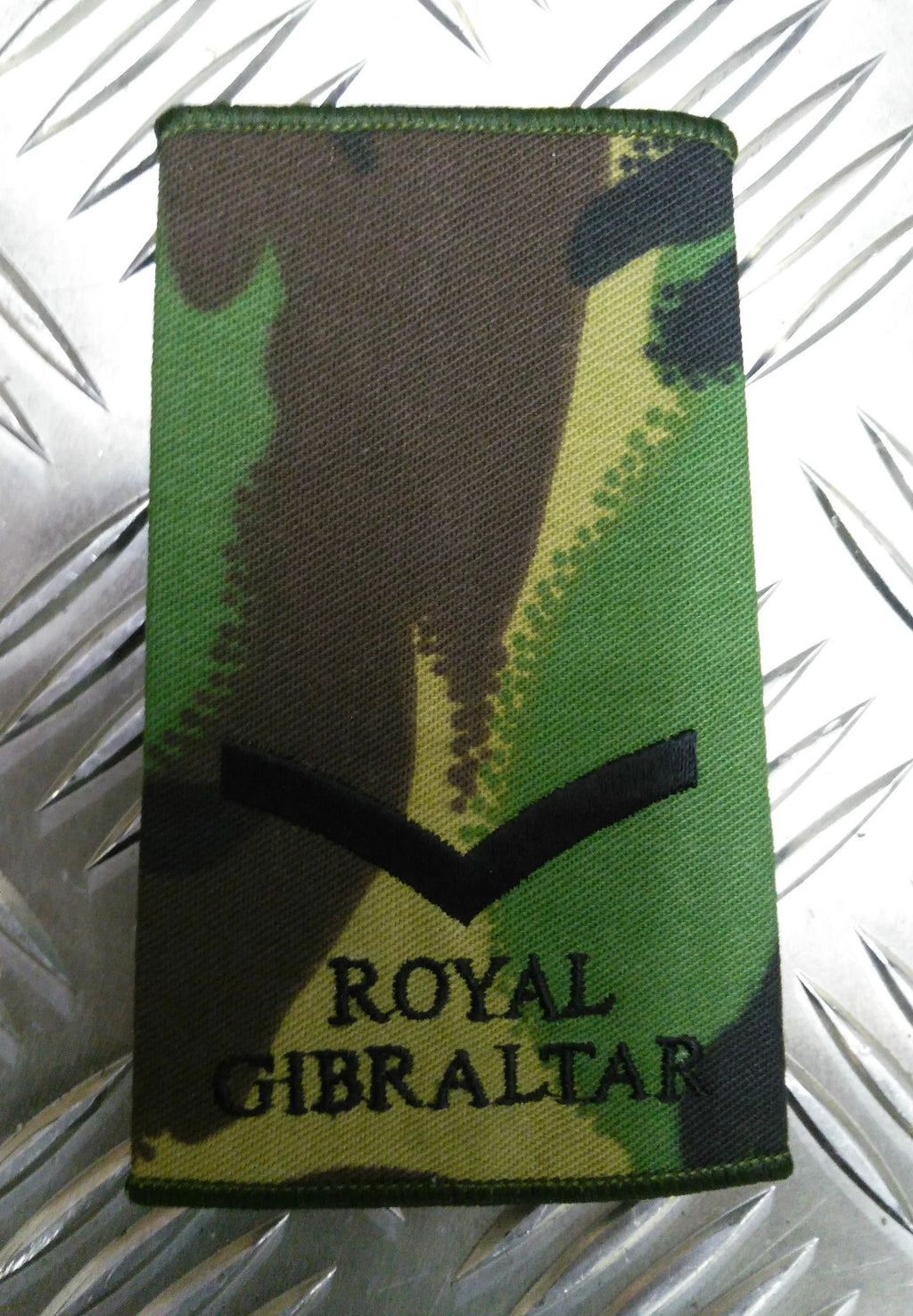 Genuine British Army Royal Gibraltar Regiment Rank Slide Various Colours Ranks