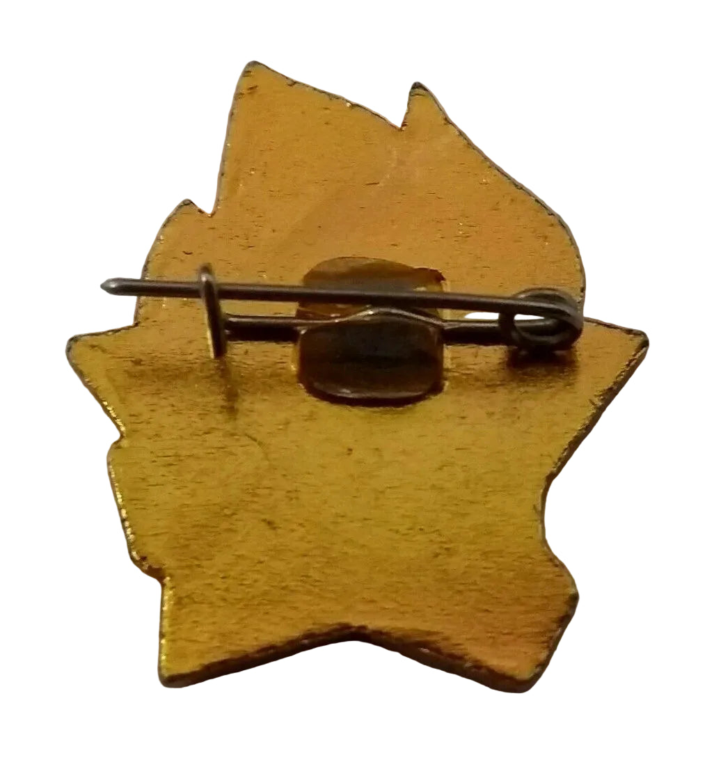 Russian Lenin Badge "Always Ready" Communist Pioneer Red Star Lapel / Cap Pin