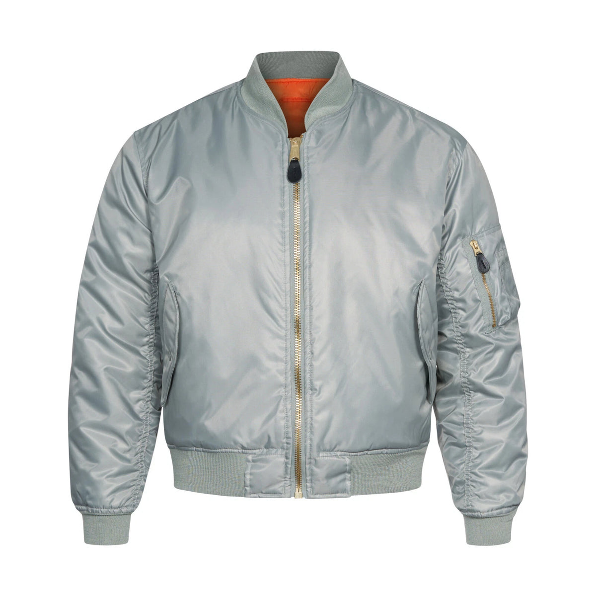 MA1 Bomber Jacket US Military Style Silver / Grey Colour