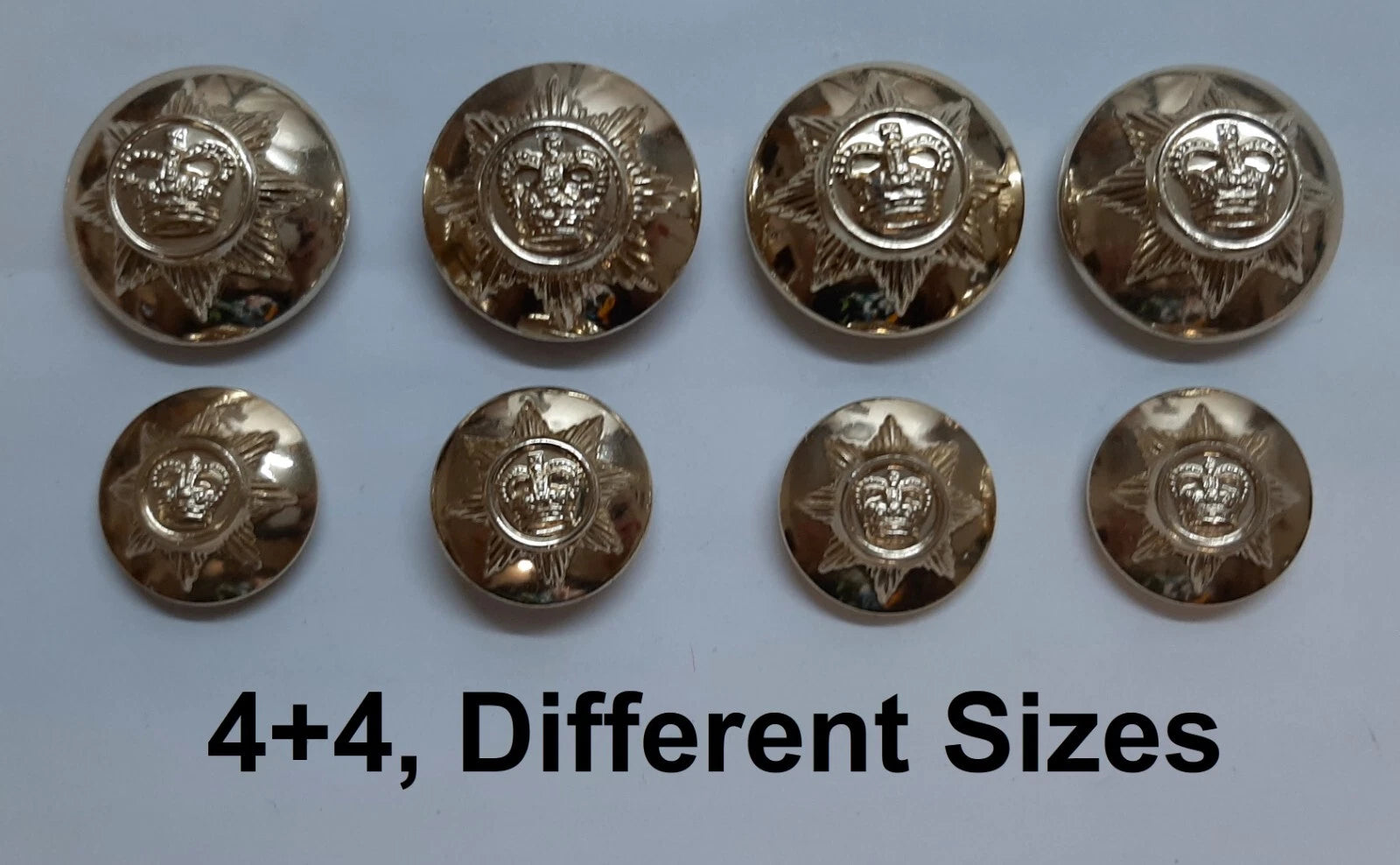 FAD No2 Button Set British Army for Service Dress Jackets and Old Pattern Tunics Assorted