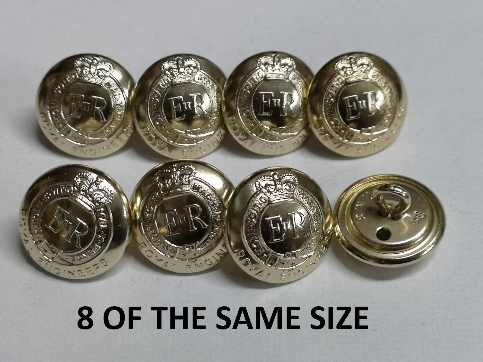 FAD No2 Button Set British Army for Service Dress Jackets and Old Pattern Tunics Assorted
