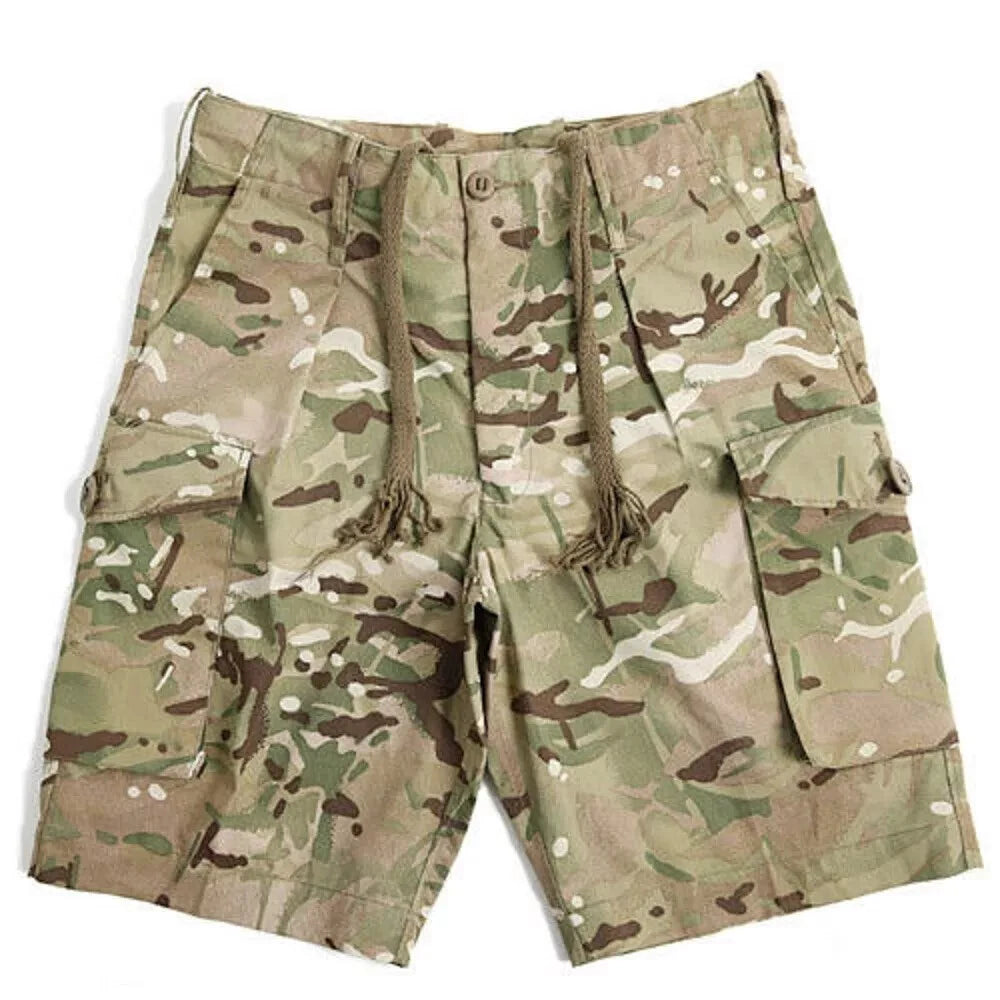 MTP Combat Shorts Multi-Terrain British Army Camouflage Pattern Multi Camo Style