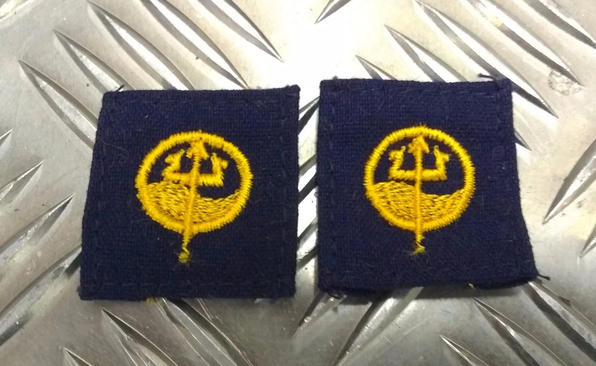 US NAVY NAVAL / Coastguard Style Collar Device Patches Assorted Insignia USN