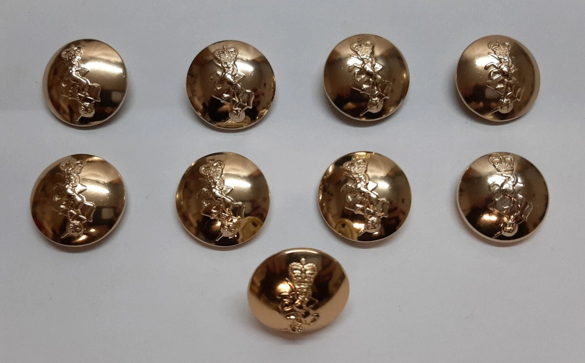 British Army No1 Button Set for Service Dress Jackets and Old Pattern Tunics Assorted