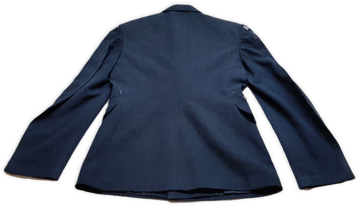RAF Royal Air Force QCS No1 Dress Jacket Blue Grey Some Badges No Front Buttons 42in Chest