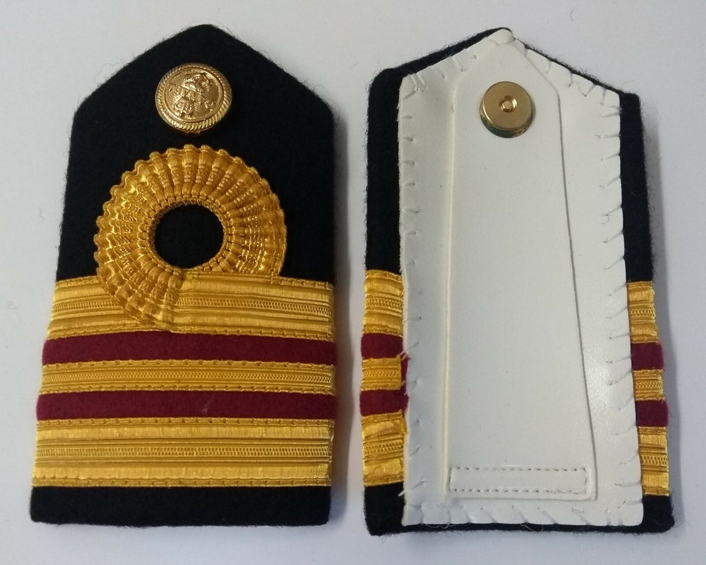 Canadian Navy Female Gold Wire Rank Shoulder Boards Epaulettes Genuine 1 Pair LFS14
