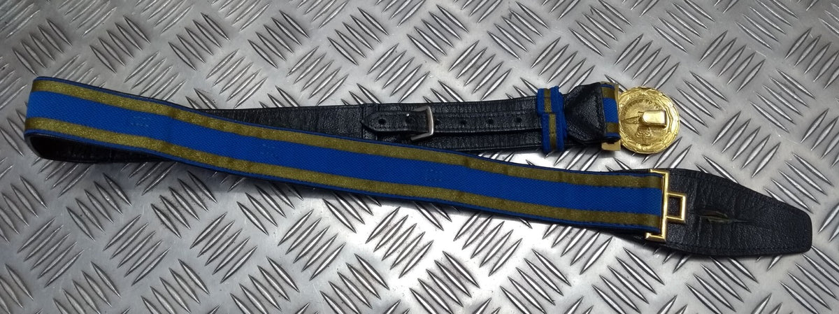 RAF Royal Air Force Officers Ceremonial Belt Per Ardua Ad Astra Buckle No Slings 32"-36" GST832