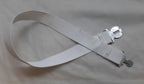 SASC Small Arms School Corps White Courlene Belt with Locket Insignia Buckle British Max 48"