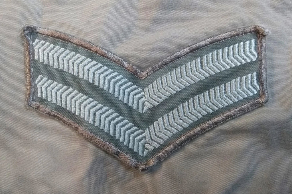 British Army No2 FAD Shirt Long Sleeve Fawn With Assorted Chevrons / Patches / Badges