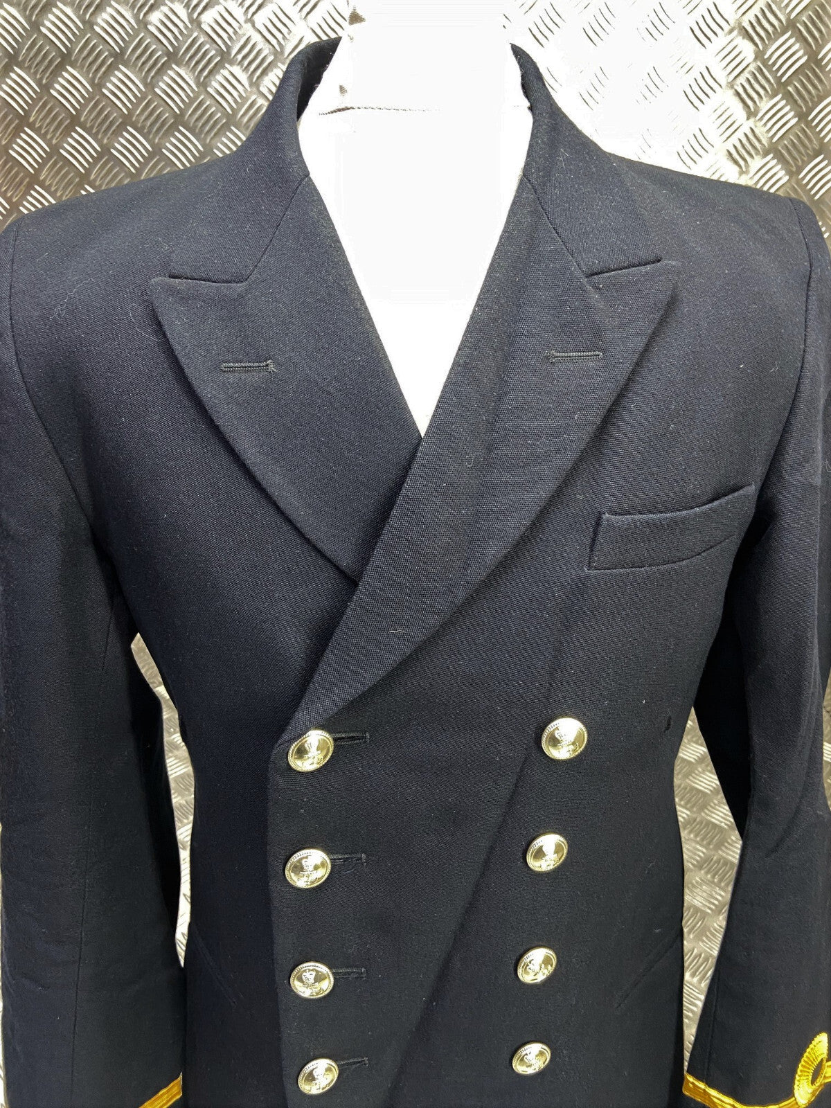 Royal Navy WRNS No1B Barathea Dress Jacket Sub Lieutenant Gold Cuff Curls Womans British Naval 92cm Regular