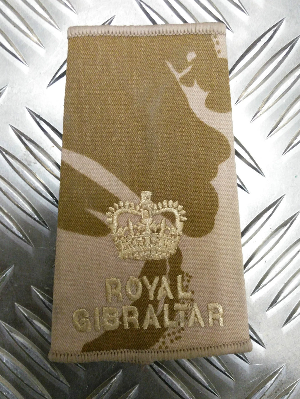 Genuine British Army Royal Gibraltar Regiment Rank Slide Various Colours Ranks