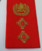 Botswana Defence Force BDF Colonel Rank Shoulder Slides Gold Raised Insignia Epaulettes 1 Pair