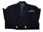 Royal Navy No1B Dress Jacket Class 1 6 Button Double Bar British Naval Mans 108cm Long