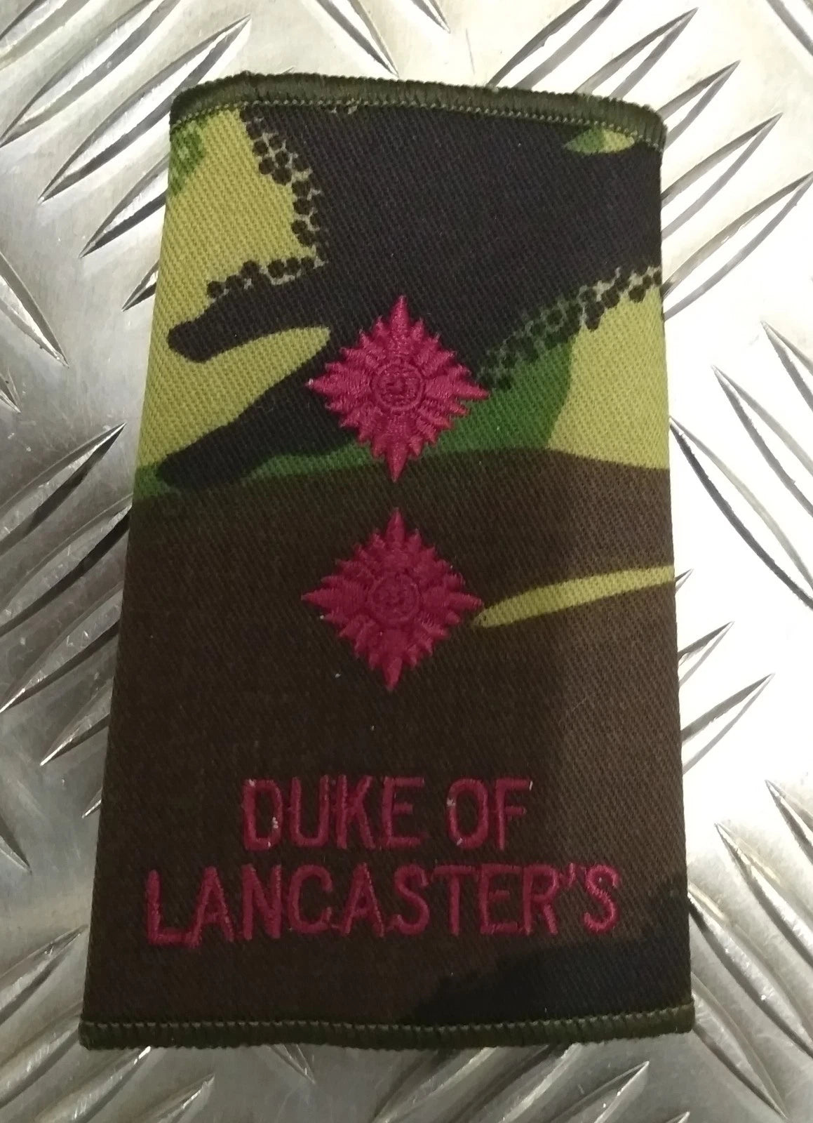 Duke Of Lancaster's Camo Rank Slide Various Ranks Genuine British